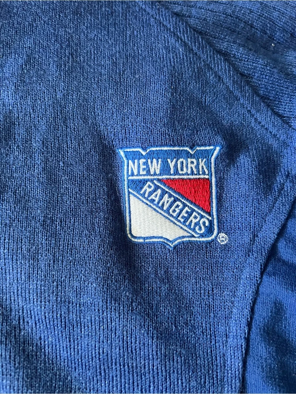 New York Rangers Touch by Alyssa Milano Zip-Up Sweater Jacket- Size M